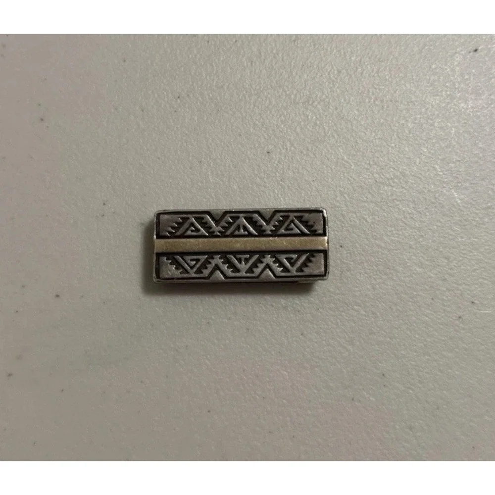 Calvin Begay Navajo 14k Gold Sterling Silver Vintage Money Clip 23‎ Grams
